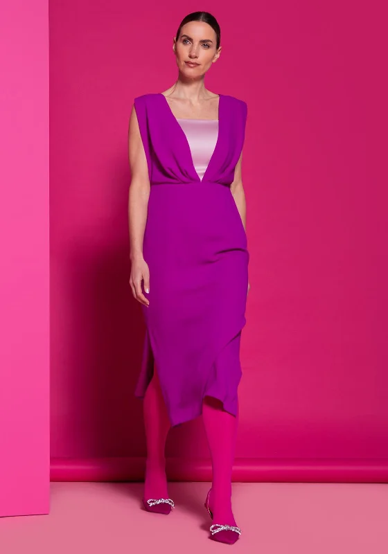 Caroline Kilkenny Liliana Dress, Violet