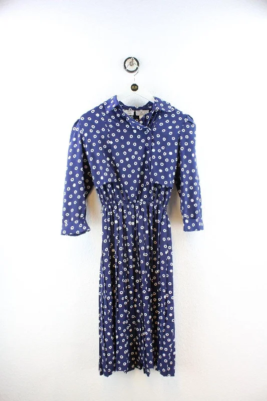 Vintage Blue Dress ( M )