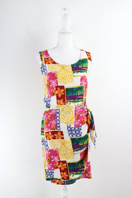 Vintage Hawaiian Dress (S)