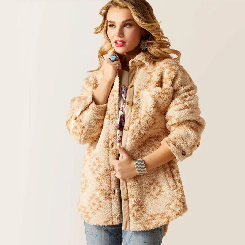 Sherpa Woman's Shacket Shirt Jacket | 10047263 Corduroy Jacket Velvet Jacket Brocade Jacket Sherpa Woman's Shacket Shirt Jacket | 10047263 Corduroy Jacket Velvet Jacket Brocade Jacket