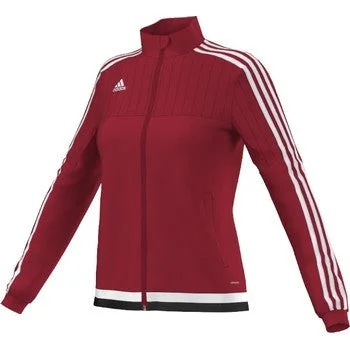 Women's adidas Tiro15 Training Jacket Insulated Jacket Fitted Jacket Loose Jacket