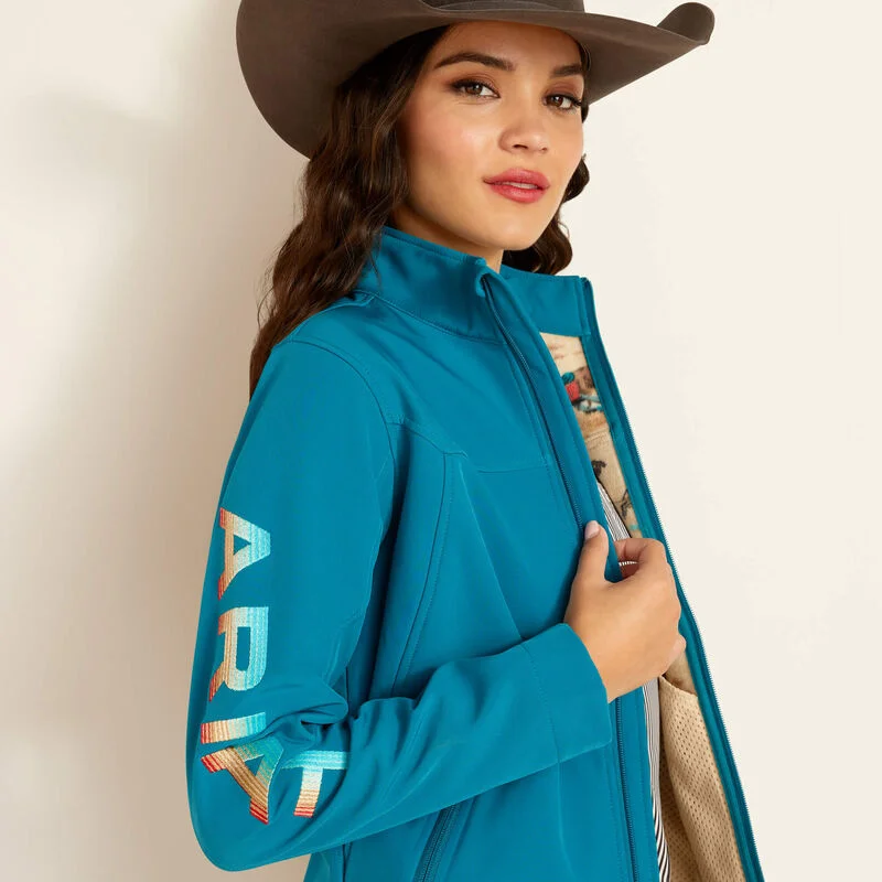 Ariat Women's New Team Softshell Jacket Nylon Fabric Polyester Fabric Spandex Fabric Ariat Women's New Team Softshell Jacket Nylon Fabric Polyester Fabric Spandex Fabric