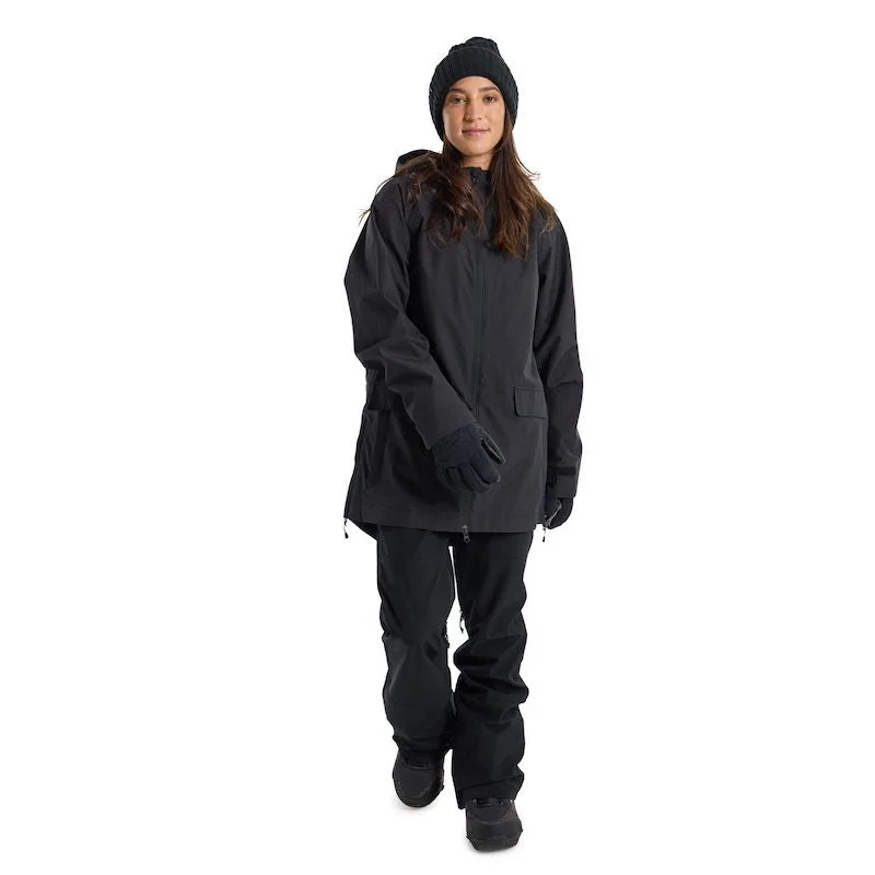Burton Women's Lalik Jacket Snapped Jacket Toggled Jacket Drawstring Jacket