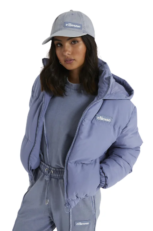 Ellesse | Womens Pancho Padded Jacket (Blue) Rayon Fabric Velvet Fabric Corduroy Fabric Ellesse | Womens Pancho Padded Jacket (Blue) Rayon Fabric Velvet Fabric Corduroy Fabric