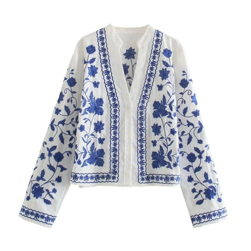Women's beautiful Embroidered cotton jacket Denim Jacket Leather Jacket Suede Jacket Women's beautiful Embroidered cotton jacket Denim Jacket Leather Jacket Suede Jacket