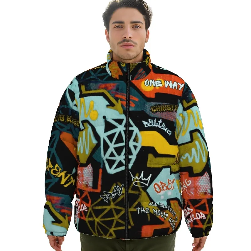 GRAFFITI GOD Stand Up Collar Down Jacket Notch Collar Jacket Peter Pan Collar Jacket Cowl Neck Jacket GRAFFITI GOD Stand Up Collar Down Jacket Notch Collar Jacket Peter Pan Collar Jacket Cowl Neck Jacket