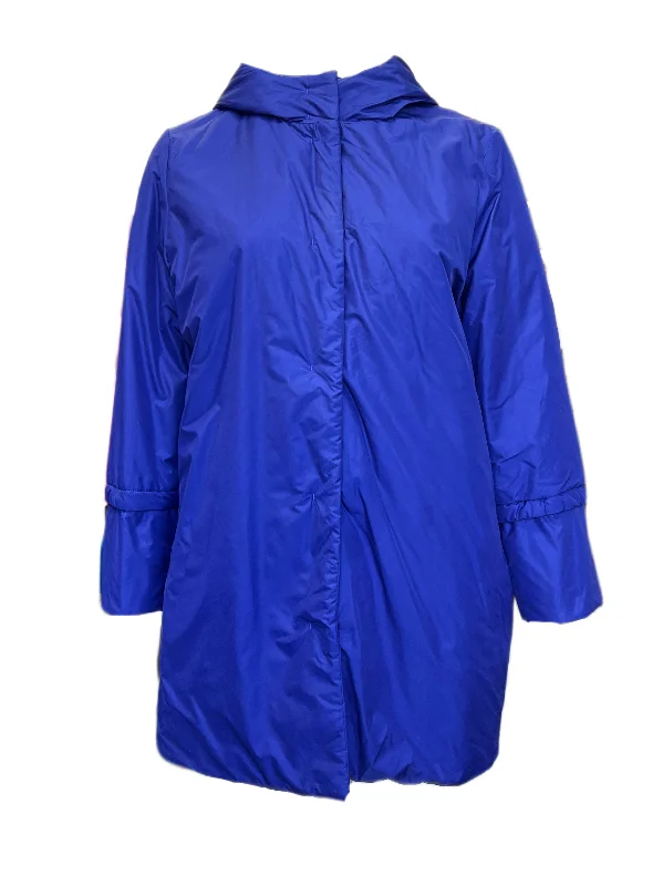 Marina Rinaldi Women's Blue Pianeta Quilted Jacket NWT Belted Jacket Elasticated Jacket Padded Jacket