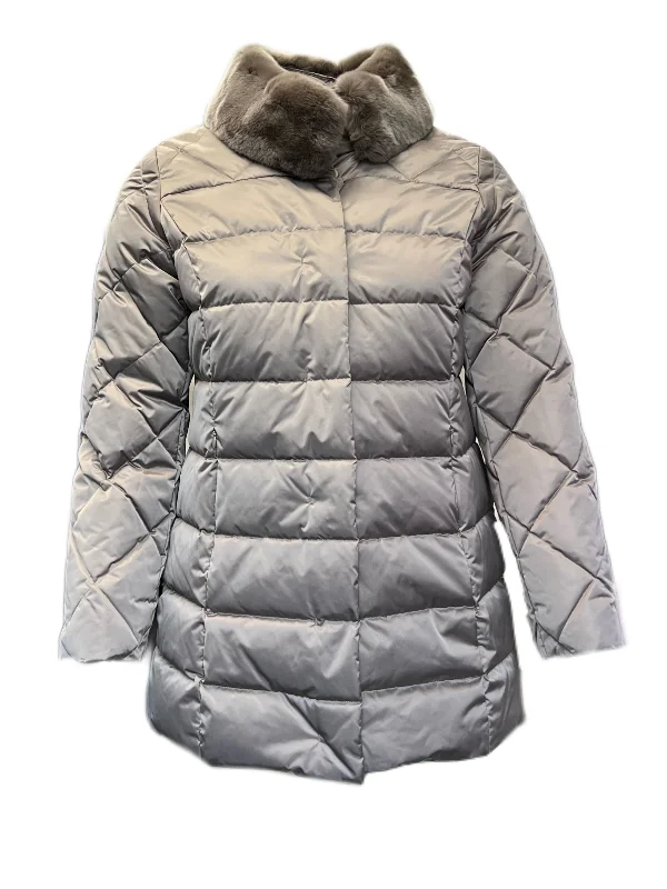Marina Rinaldi Women's Light Brown Parco Down Jacket NWT Jacket Blazer Coat
