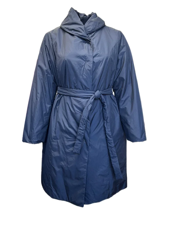 Marina Rinaldi Women's Navy Pianta Quilted Jacket NWT Welt Pockets Slit Pockets Flap Pockets Marina Rinaldi Women's Navy Pianta Quilted Jacket NWT Welt Pockets Slit Pockets Flap Pockets