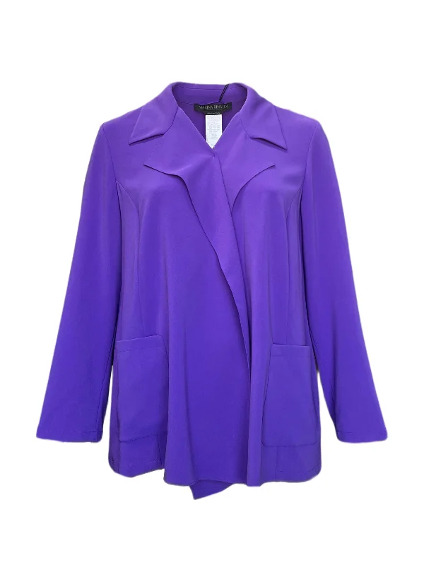 Marina Rinaldi Women's Purple Carnet Jacket NWT Print Jacket Jacquard Jacket Patchwork Jacket Marina Rinaldi Women's Purple Carnet Jacket NWT Print Jacket Jacquard Jacket Patchwork Jacket