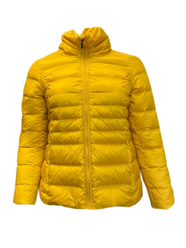 Marina Rinaldi Women's Yellow Papiro Quilted Jacket Size 8W/17 NWT Hoodie Zip-Up Jacket Button-Up Jacket Marina Rinaldi Women's Yellow Papiro Quilted Jacket Size 8W/17 NWT Hoodie Zip-Up Jacket Button-Up Jacket