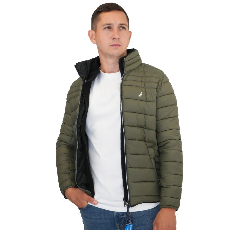Nautica Performance Double Zip Puffer Jacket Green Appliqued Jacket Beaded Jacket Sequined Jacket Nautica Performance Double Zip Puffer Jacket Green Appliqued Jacket Beaded Jacket Sequined Jacket