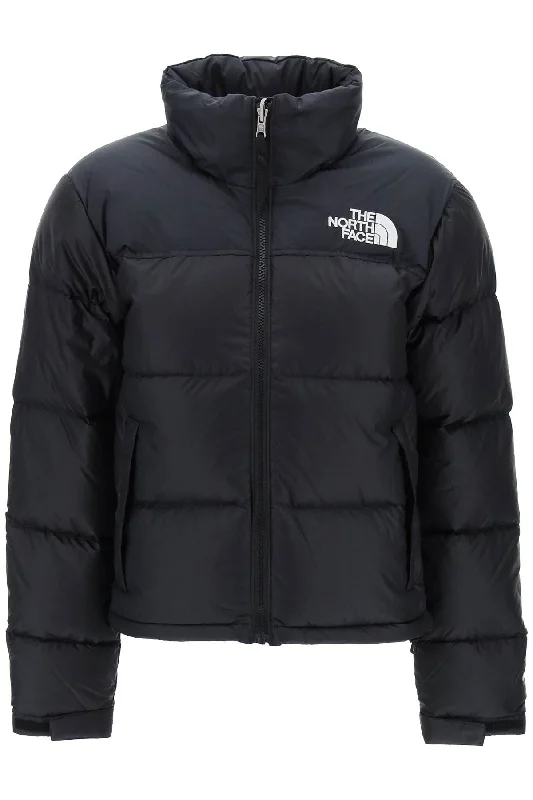 THE NORTH FACE ripstop nylon nuptse cropped down jacket Fleece Fabric Down Fabric Feather Fabric THE NORTH FACE ripstop nylon nuptse cropped down jacket Fleece Fabric Down Fabric Feather Fabric