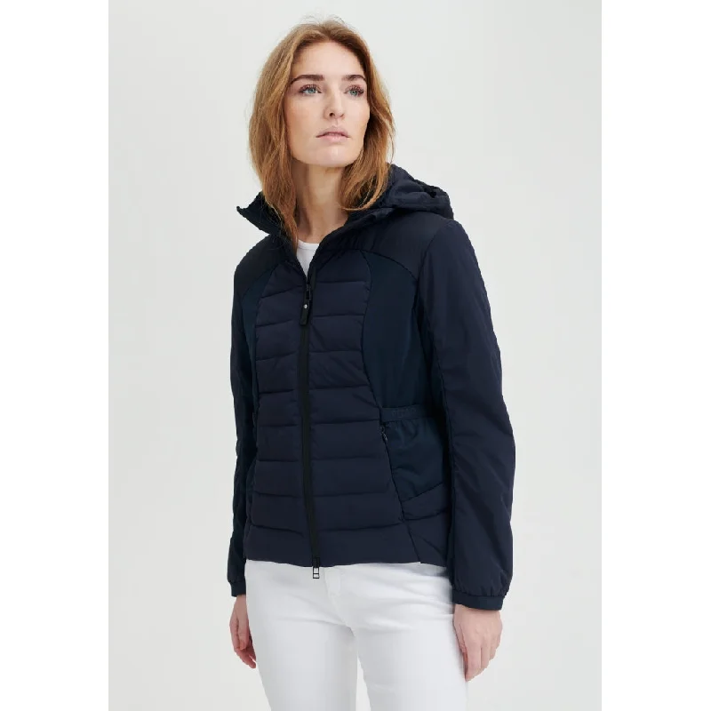 Storm Jacket - Navy Knit Jacket Woven Jacket Fleece Jacket