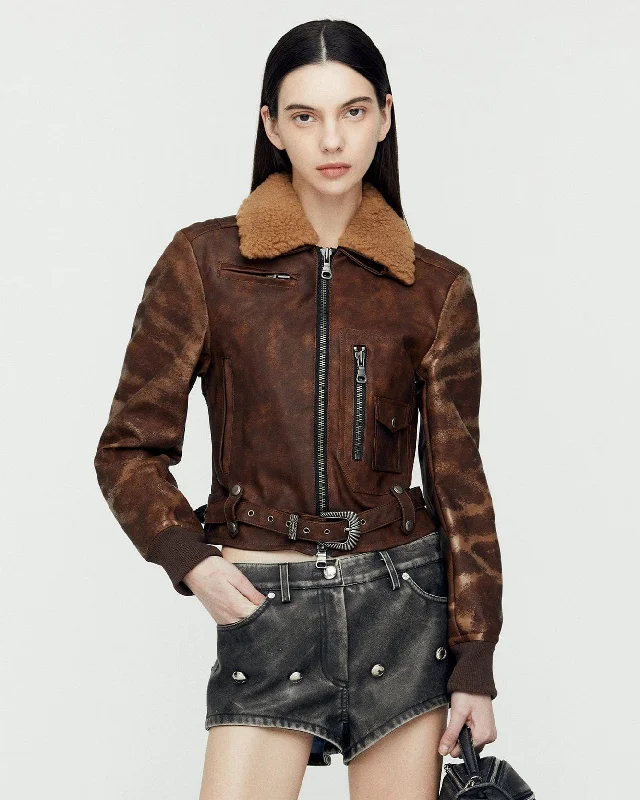 (WOMEN) AUSTIN FAUX SHEARLING JACKET awa546w(BROWN) Oversized Jacket Tailored Jacket Straight Jacket (WOMEN) AUSTIN FAUX SHEARLING JACKET awa546w(BROWN) Oversized Jacket Tailored Jacket Straight Jacket