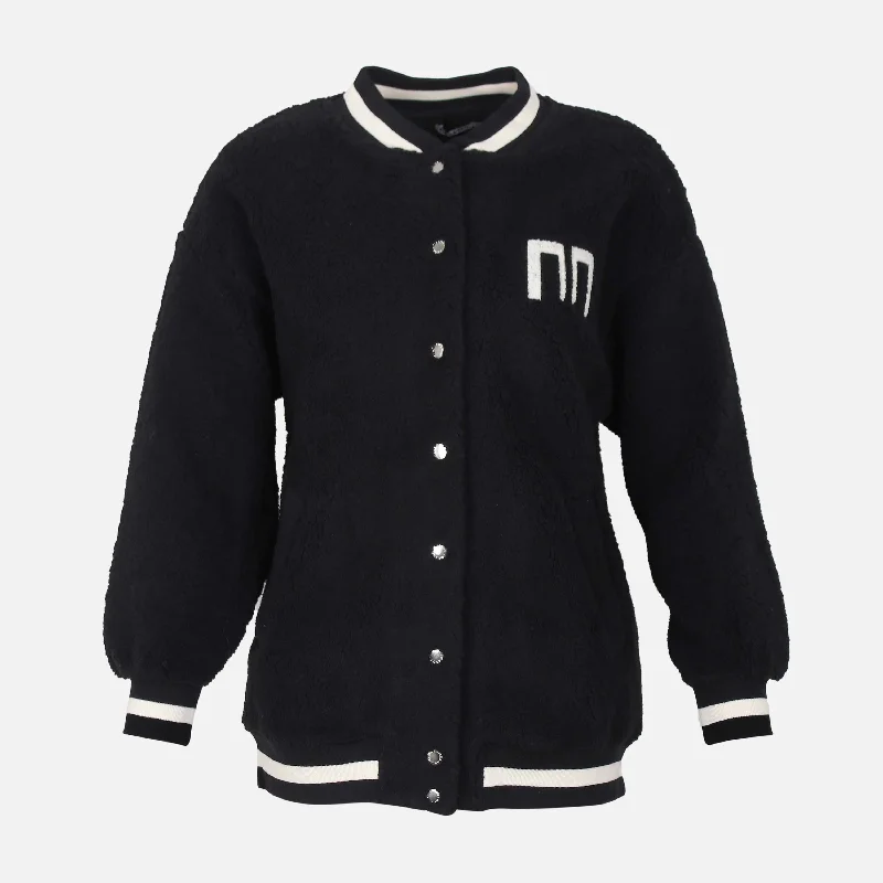 WOMEN SHERPA VARSITY JACKET Jersey Jacket Tulle Jacket Batik Jacket