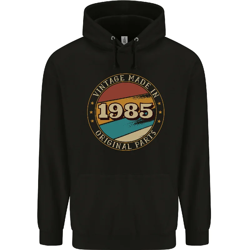 39th Birthday Vintage Made In 1985 Mens 80% Cotton Hoodie Cotton Hoodie Fleece Lining Warmth 39th Birthday Vintage Made In 1985 Mens 80% Cotton Hoodie Cotton Hoodie Fleece Lining Warmth