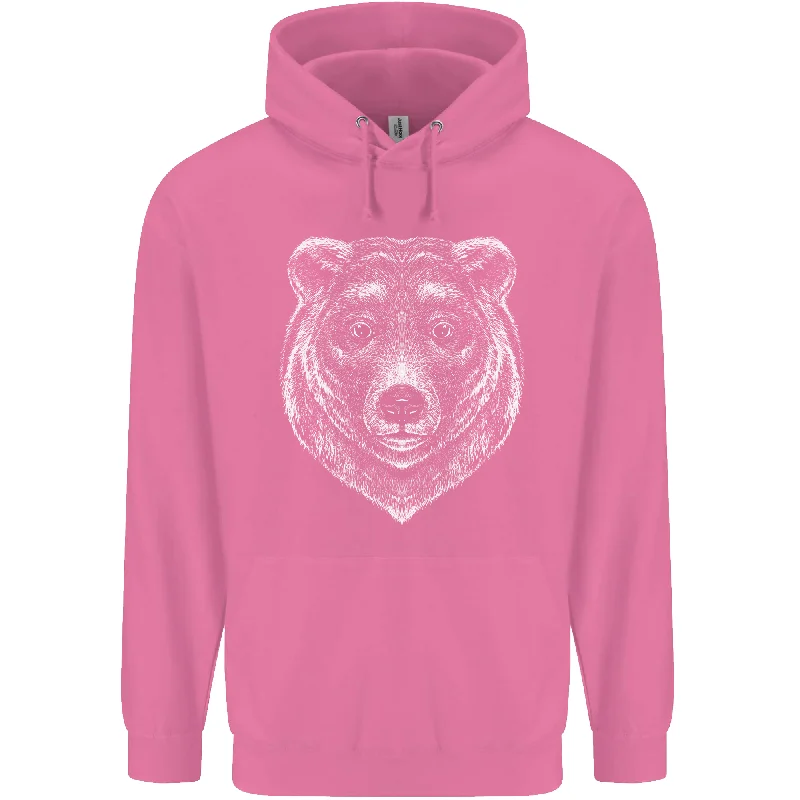 A Grizzly Bear Mens 80% Cotton Hoodie