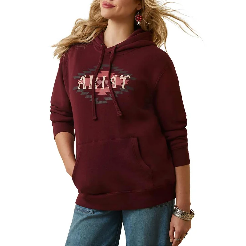 Ariat Women's Diamond Hoodie Hoodie with Elastic Cuffs Stretchable Comfortable