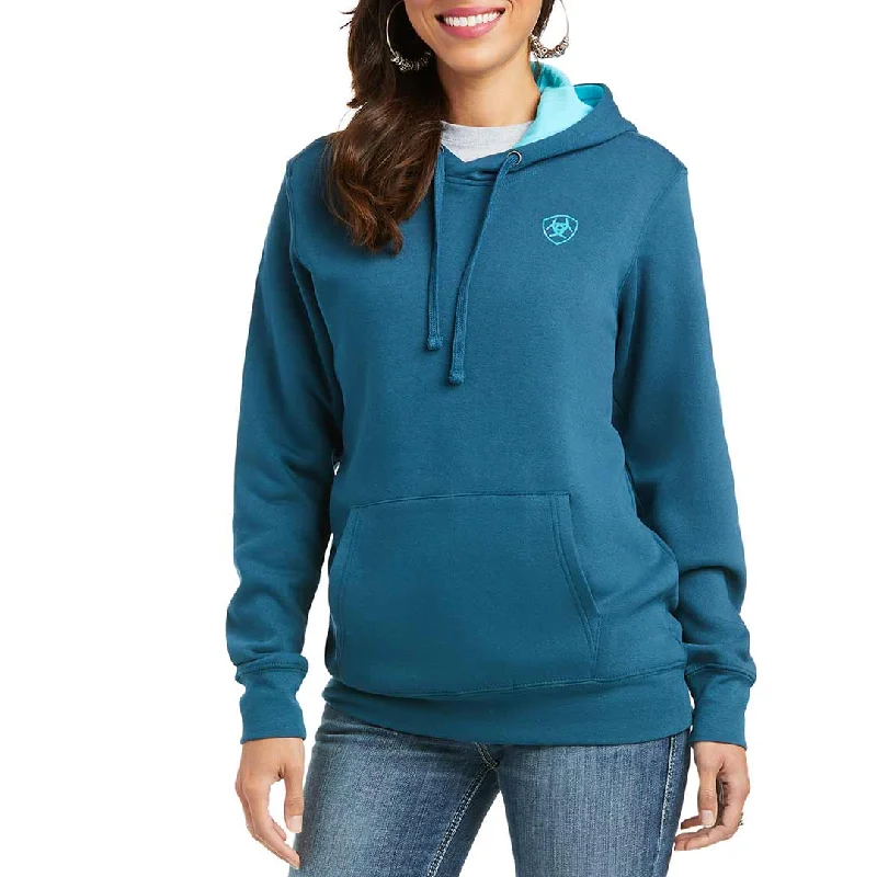 Ariat Women's REAL Arm Logo Hoodie Hoodie Jacket Zipper Layering