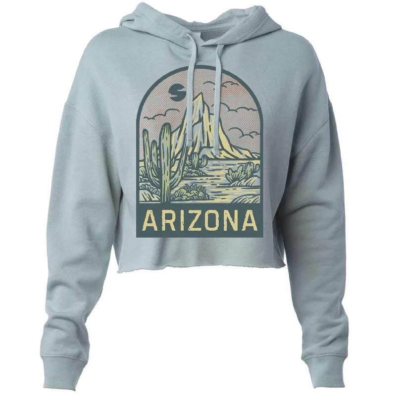 Arizona Desert Cropped Hoodie