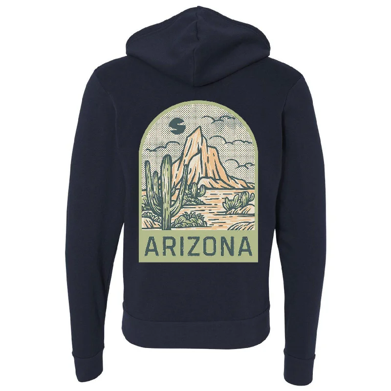 Arizona Desert Zipper Hoodie