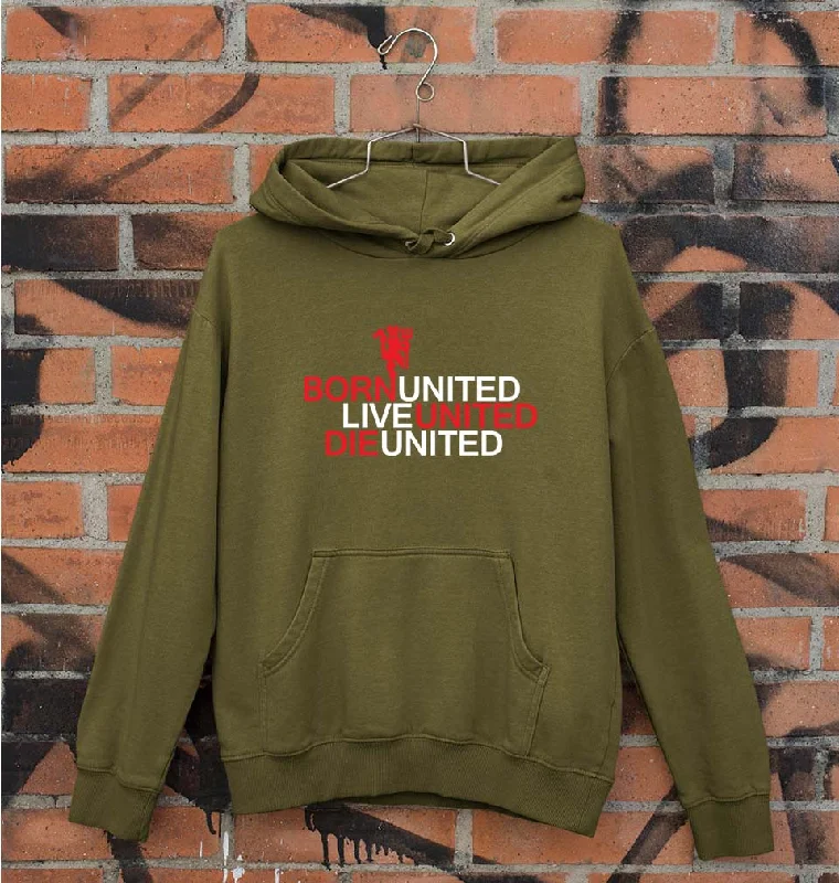 Born United Live United Die United Unisex Hoodie for Men/Women