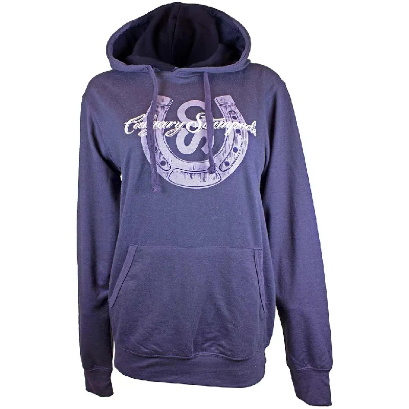 Calgary Stampede Women's Horseshoe Hoodie Hoodie with Stripes Bold Sporty