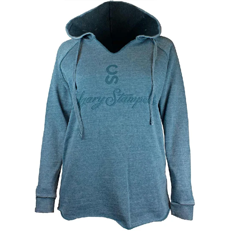 Calgary Stampede Women's Small CS Logo Hoodie Hoodie with Typography Text Message