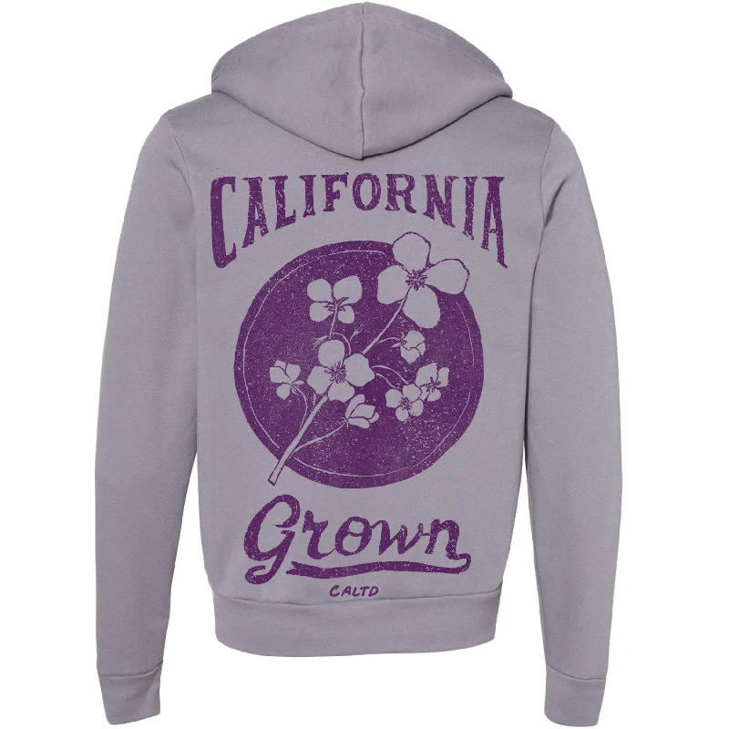 California Grown Circle Zipper Hoodie