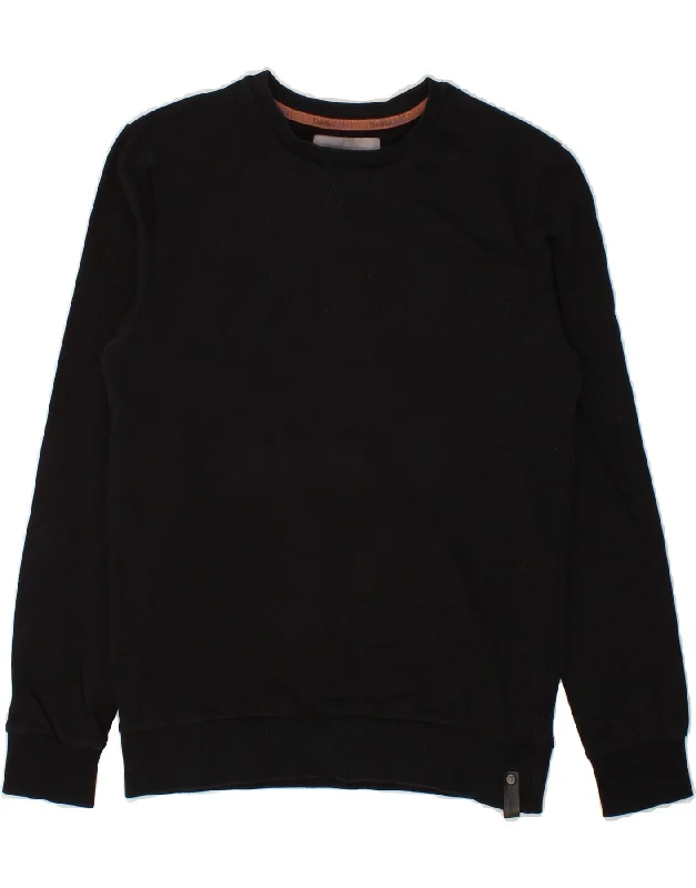 CALVIN KLEIN JEANS Mens Graphic Sweatshirt Jumper Small Black Cotton Hoodie with Hem Drawcord Adjustable Customizable CALVIN KLEIN JEANS Mens Graphic Sweatshirt Jumper Small Black Cotton Hoodie with Hem Drawcord Adjustable Customizable