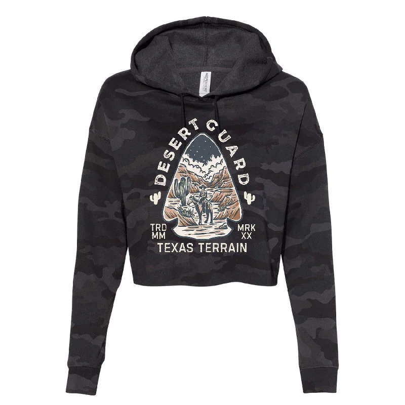 Desert Guard Texas Cropped Hoodie