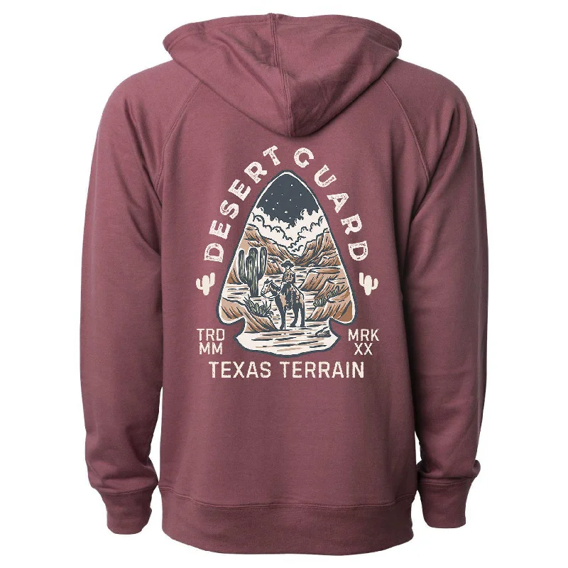 Desert Guard Texas Raglan Zipper Hoodie