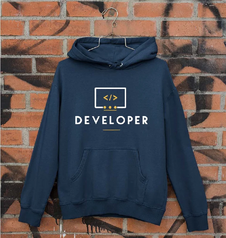 Developer Unisex Hoodie for Men/Women Hoodie with Drop Shoulder Relaxed Streetwear