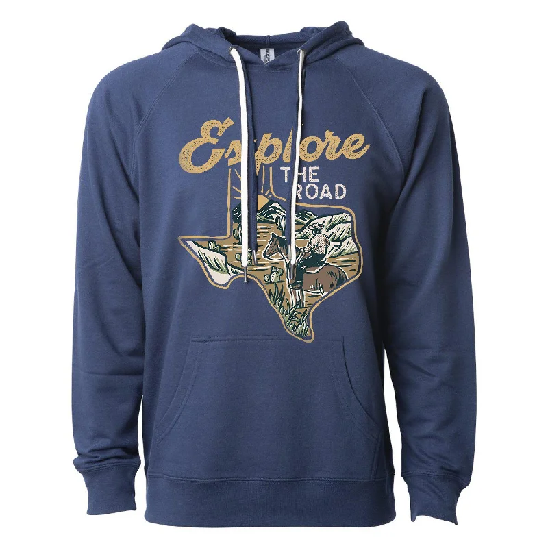 Explore the Road Texas Raglan Hoodie