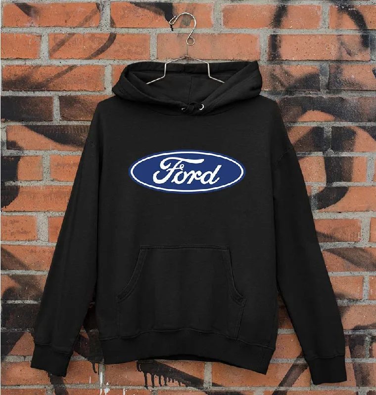 Ford Unisex Hoodie for Men/Women Hoodie with Emblem Brand Identity