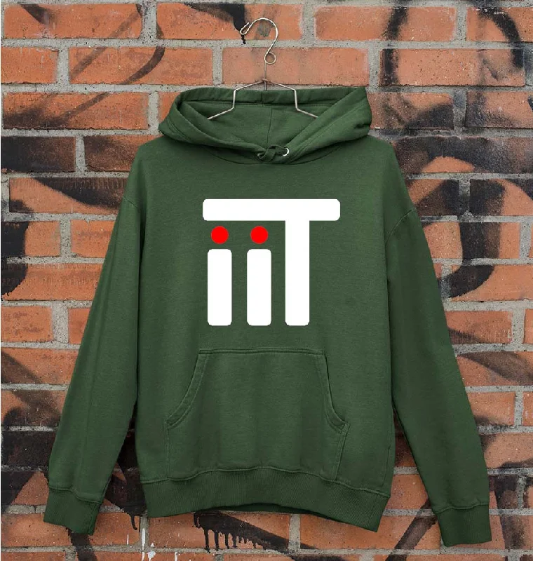IIT Unisex Hoodie for Men/Women Hoodie with Full-Zip Functional Layering