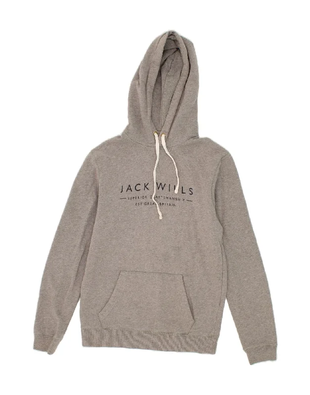 JACK WILLS Mens Graphic Hoodie Jumper XS Grey Cotton Hoodie with Color Block Contrast Stylish JACK WILLS Mens Graphic Hoodie Jumper XS Grey Cotton Hoodie with Color Block Contrast Stylish