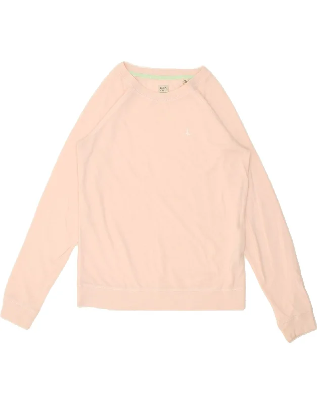 JACK WILLS Womens Sweatshirt Jumper UK 12 Medium Pink Cotton Hoodie with Tied Waist Feminine Flattering JACK WILLS Womens Sweatshirt Jumper UK 12 Medium Pink Cotton Hoodie with Tied Waist Feminine Flattering