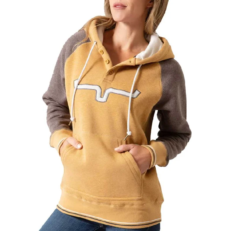 Kimes Ranch Women's Amigo Hoodie Hoodie with Hem Embroidery Detailed Premium