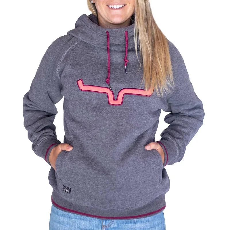Kimes Ranch Women's Two Scoops Fleece Hoodie Hoodie with Raglan Sleeves Sporty Comfortable Kimes Ranch Women's Two Scoops Fleece Hoodie Hoodie with Raglan Sleeves Sporty Comfortable