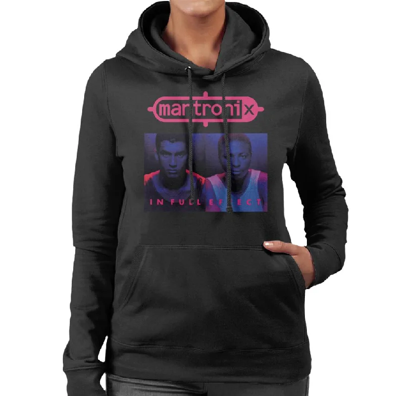 Mantronix In Full Effect Women's Hooded Sweatshirt Hoodie with High-Low Hem Asymmetrical Trendy Mantronix In Full Effect Women's Hooded Sweatshirt Hoodie with High-Low Hem Asymmetrical Trendy