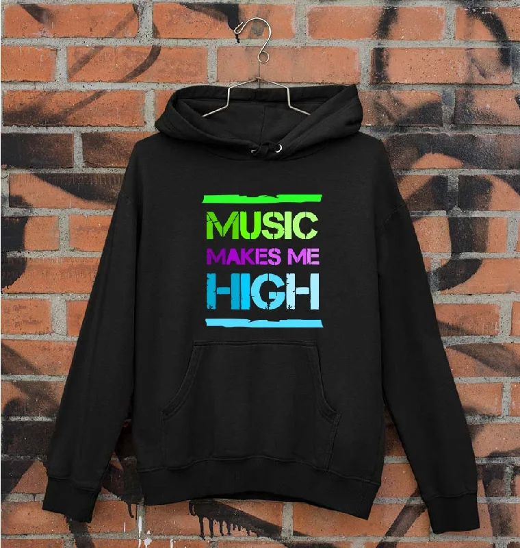 Music Makes me High Unisex Hoodie for Men/Women