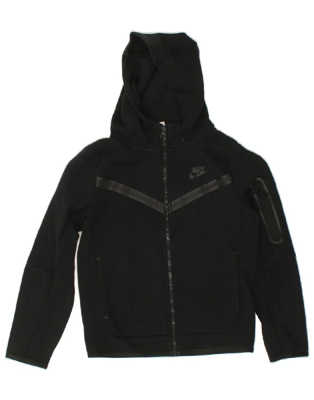 NIKE Boys Zip Hoodie Sweater 10-11 Years Medium Black Cotton Hoodie with Hem Lace Feminine Delicate NIKE Boys Zip Hoodie Sweater 10-11 Years Medium Black Cotton Hoodie with Hem Lace Feminine Delicate