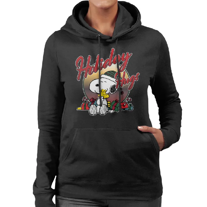 Peanuts Holiday Hugs Christmas Women's Hooded Sweatshirt