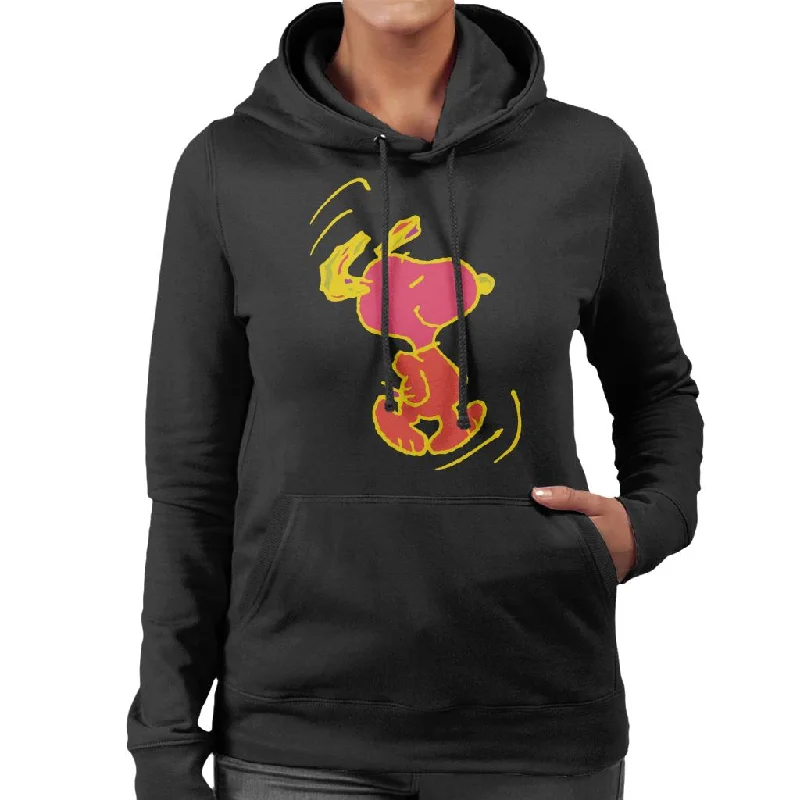 Peanuts Snoopy Colourful Sketch Women's Hooded Sweatshirt