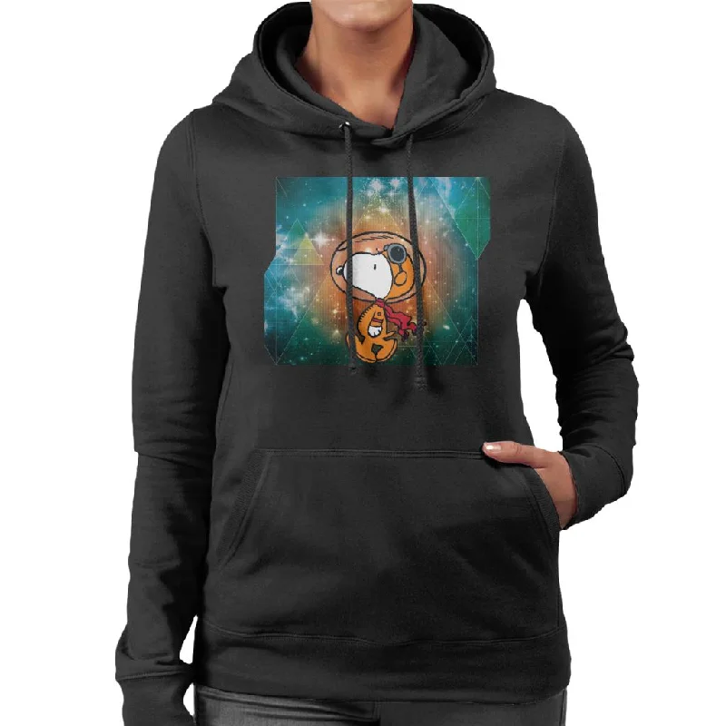 Peanuts Snoopy Floating Through The Cosmos Women's Hooded Sweatshirt