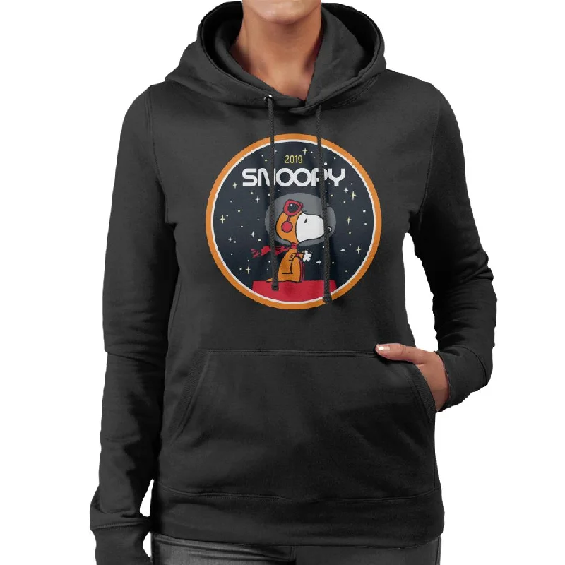 Peanuts Snoopy Kennel Ship Through Space Women's Hooded Sweatshirt