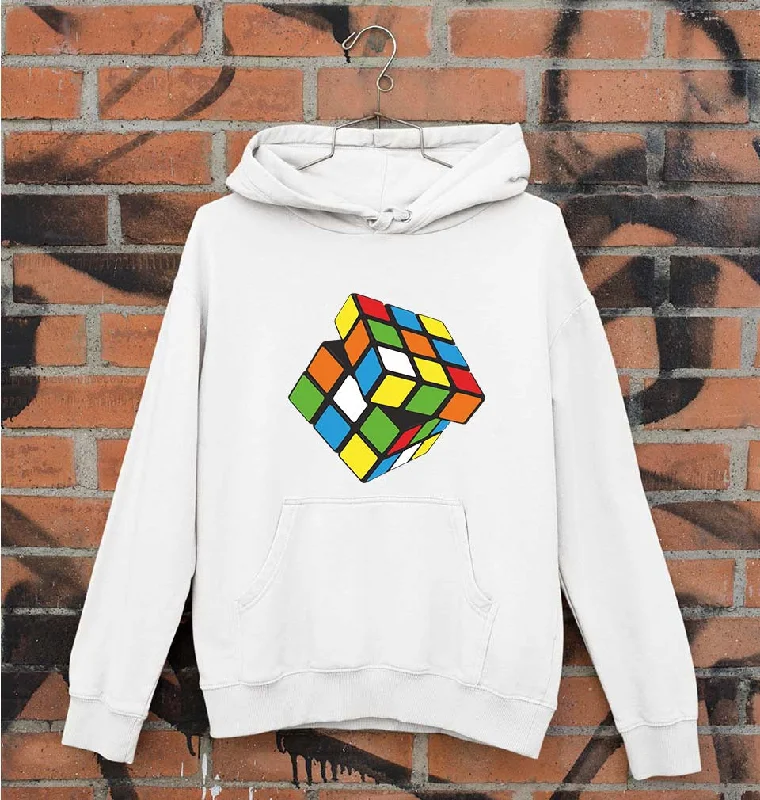 Rubik's Cube Unisex Hoodie for Men/Women Hoodie with Hem Elastic Stretchable Comfortable Rubik's Cube Unisex Hoodie for Men/Women Hoodie with Hem Elastic Stretchable Comfortable