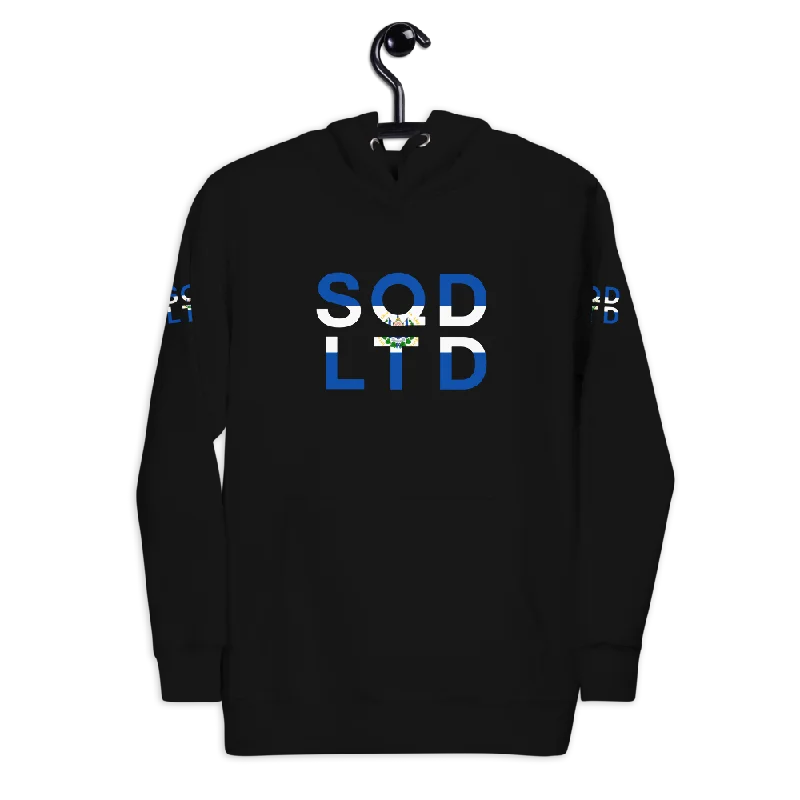 SQD El Salvador Hoodie Hoodie with Toggle Buttons Decorative Unique